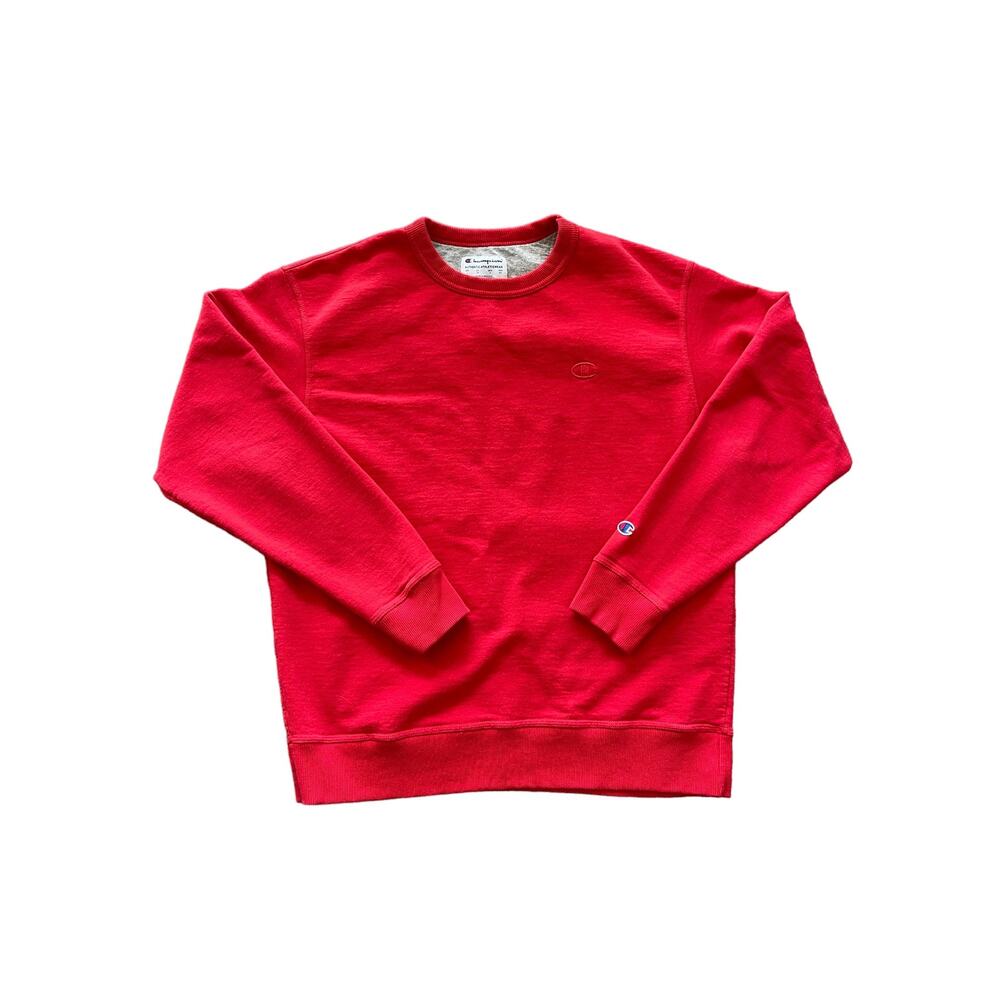 Champion Red Powerblend Fleece Sweater Size Large